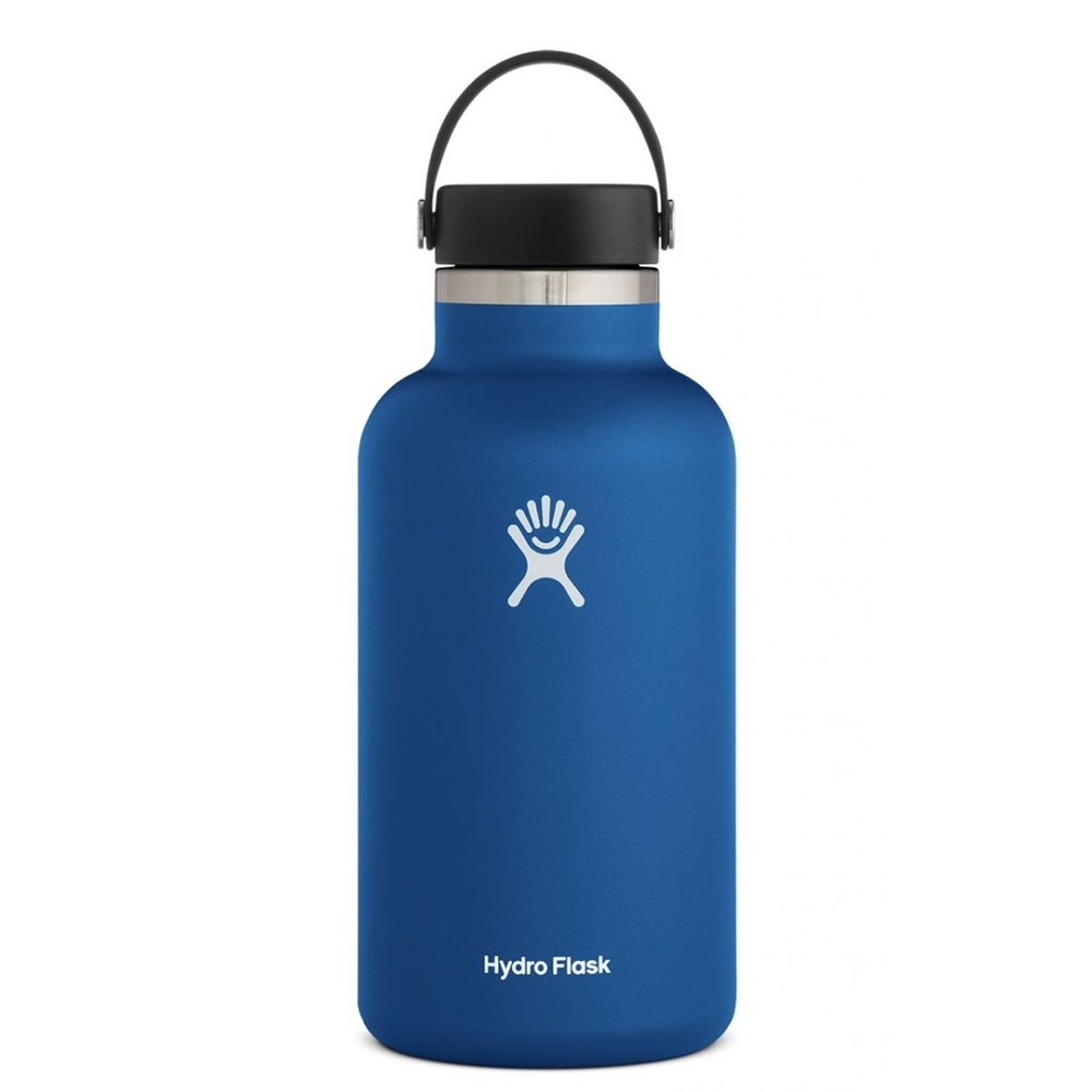 64 oz Wide Mouth Hydroflask + Wide Mouth Straw Lid